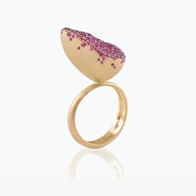 BABY MALAK FLOURISH BONBON MEDIUM MARQUISE RING